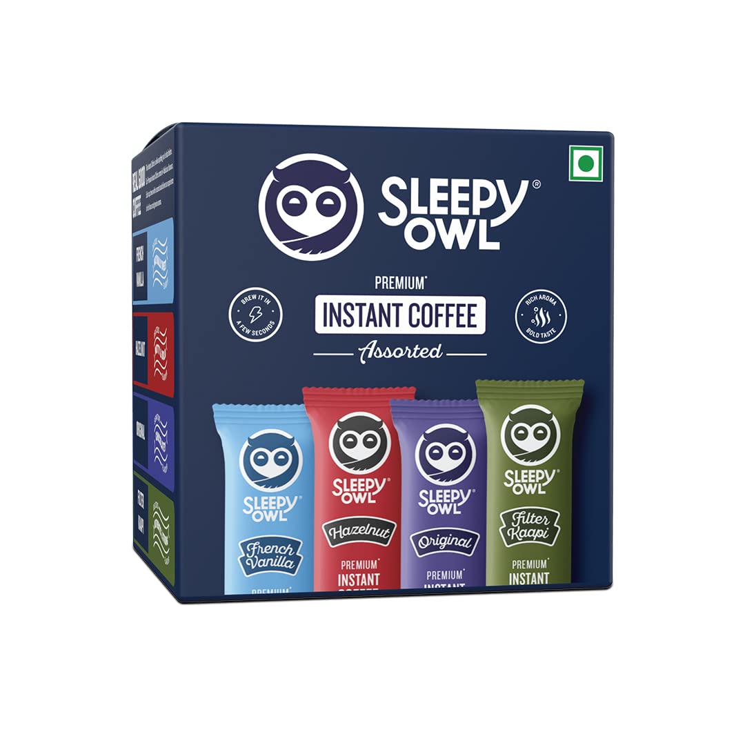 Sleepy Owl Premium Instant Coffee Sachets - 96 gms