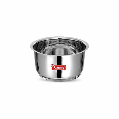 Camro Induction Bottom Tope (10 No, 1 Liters) Encapsulated Bottom Container Tope Patila Bhagona