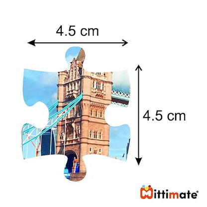 Mittimate London Bridge Jigsaw Puzzle Game for Kids Age 4 to 6 Old 36 Pieces Puzzle Toy