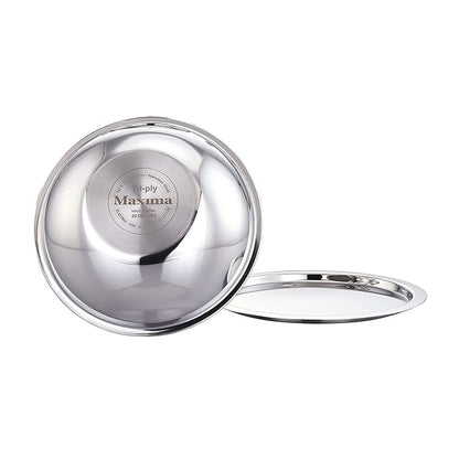 Maxima Tasra Triply Stainless Steel Cookware 22 cm - 2000 gms