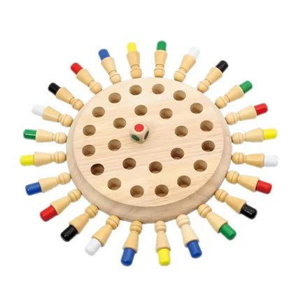 Kidology Wooden Memory Match Stick Chess Game Color Memory Chess