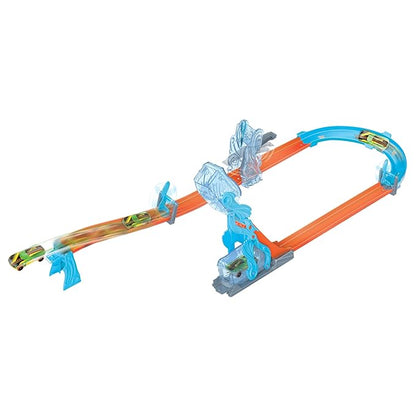 Hot Wheels Track Set Blue Deluxe Track Builder