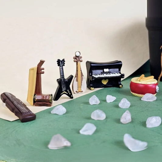 Satyam Kraft 1 Set Resin Miniature Showpiece Musical Instruments