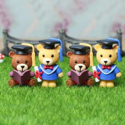 Satyam Kraft 1 Set  Resin Teddy Bear Miniature Figurines
