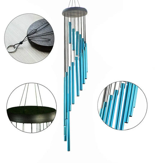 Paradigm Pictures Wind Chimes for Home Blue