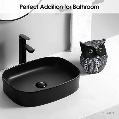 Xtore Modern Classy Lucky Owl Resin Art Figure Showpiece