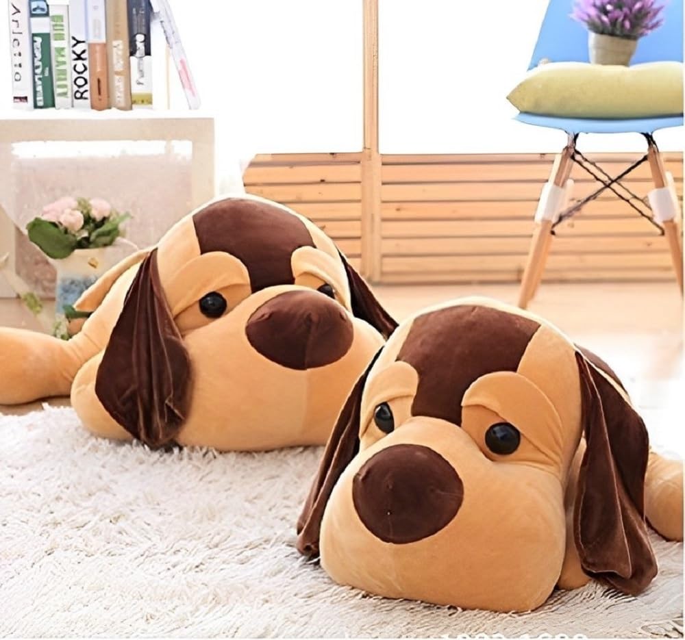 Tickles Cute Lying Dog Soft Stuffed Plush Animal Cushion for Kids 30cm