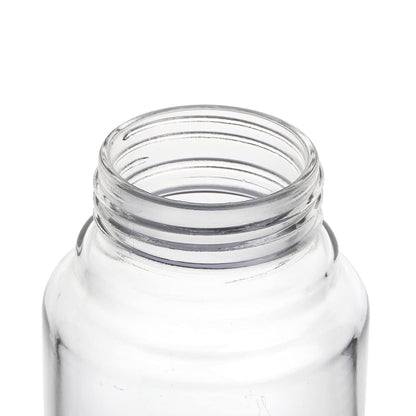 Cello H2o Glass Fridge Water Bottle With Plastic Cap | 920 Ml | Set of 6 | Red