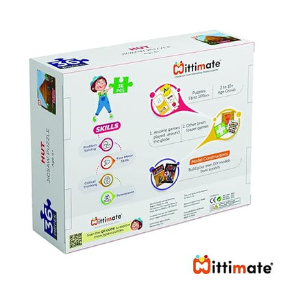 Mittimate Hut Jigsaw Puzzle Game for Kids Age 4 to 6 Old 36 Pieces Puzzle Toy