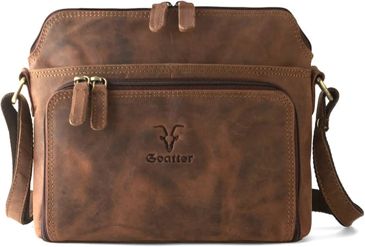 Goatter Genuine Leather Casual Sling Bag for Girls and Women