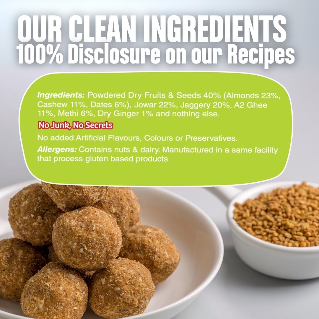 Methi Seeds A2 Ghee Laddoos
