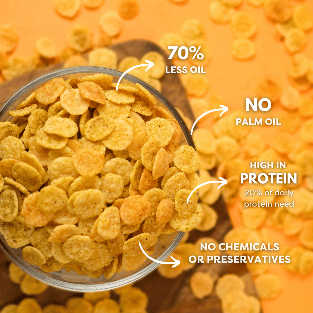 The Healthy Protein Corn Dot Munchies- Masala Magic (100g)