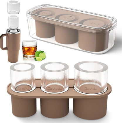 House of Quirk Ice Cube Tray for Stanley Ice Mold Tumbler Cup 950-1200ml - (Choco)
