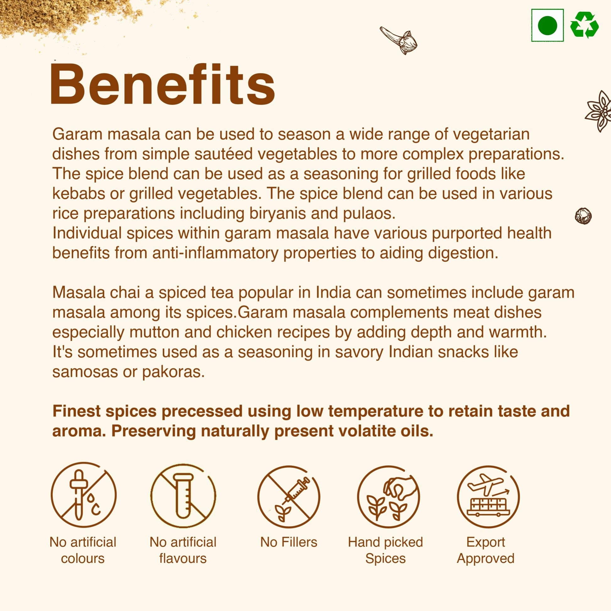 Garam Masala Salt Free