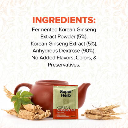 Genomelabs Super Herb Korean Ginseng Tea - 30 packs