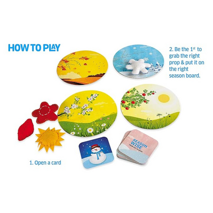 Chalk and Chuckles Season Wise Preschool Learning Early Years Science | Thinking and Sorting Educational Game