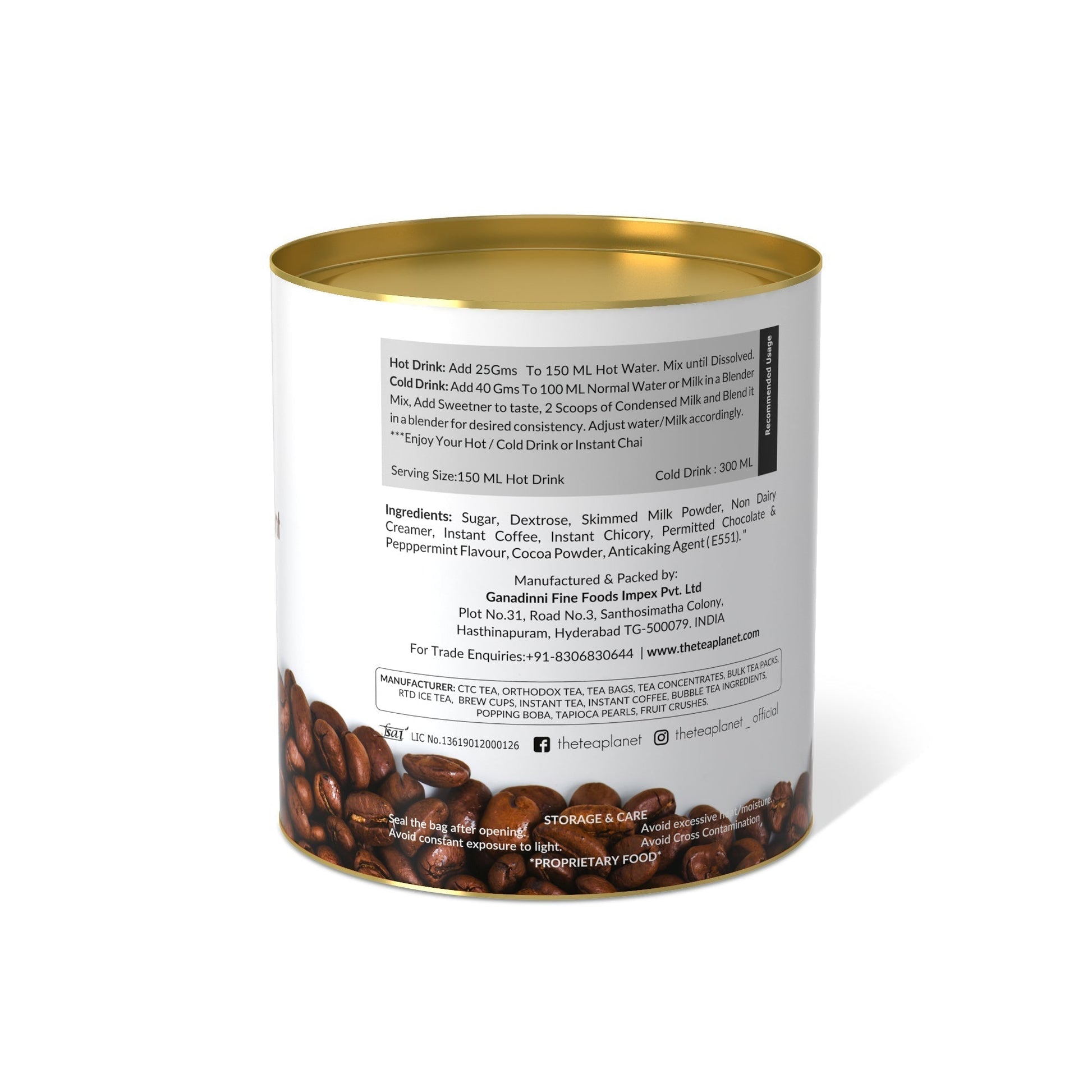 Chocolate Mint Instant Coffee Premix (3 in 1)