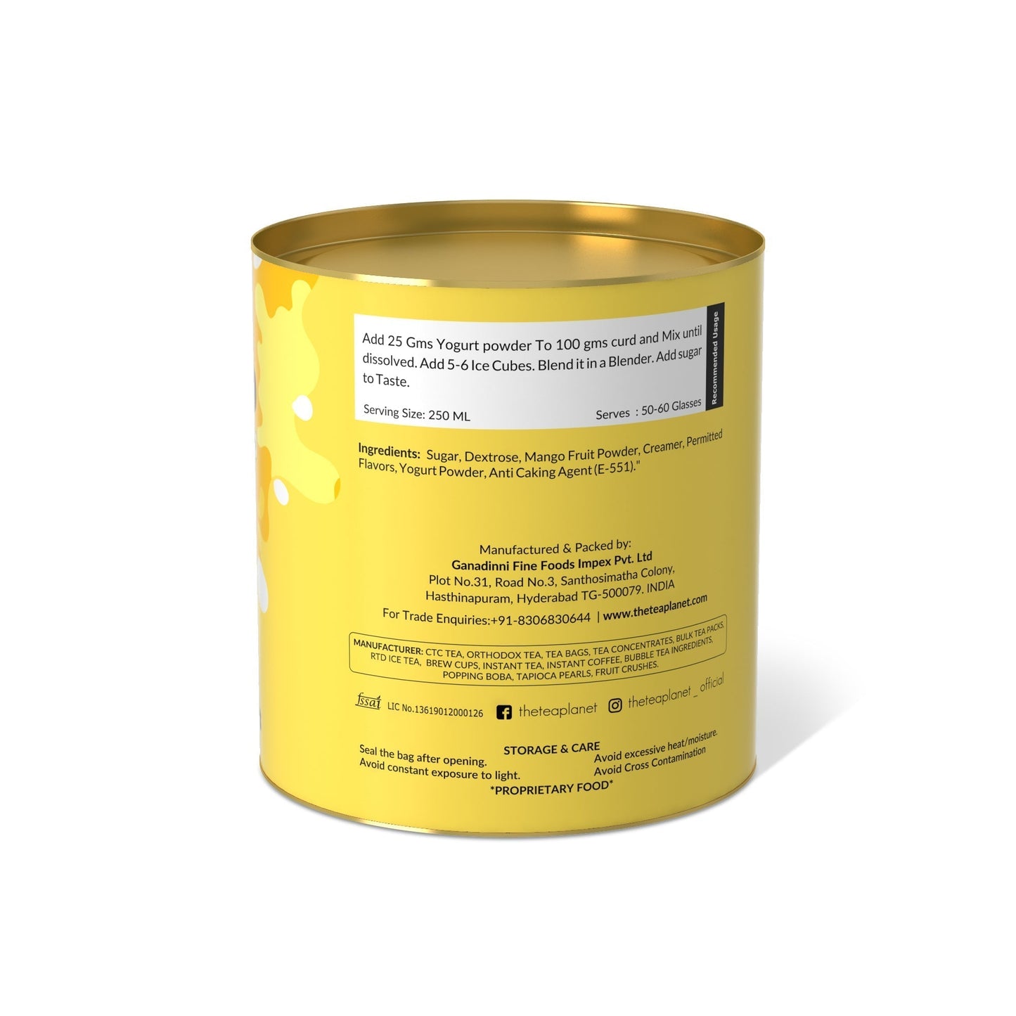 Mango Yogurt Mix - 800 gms