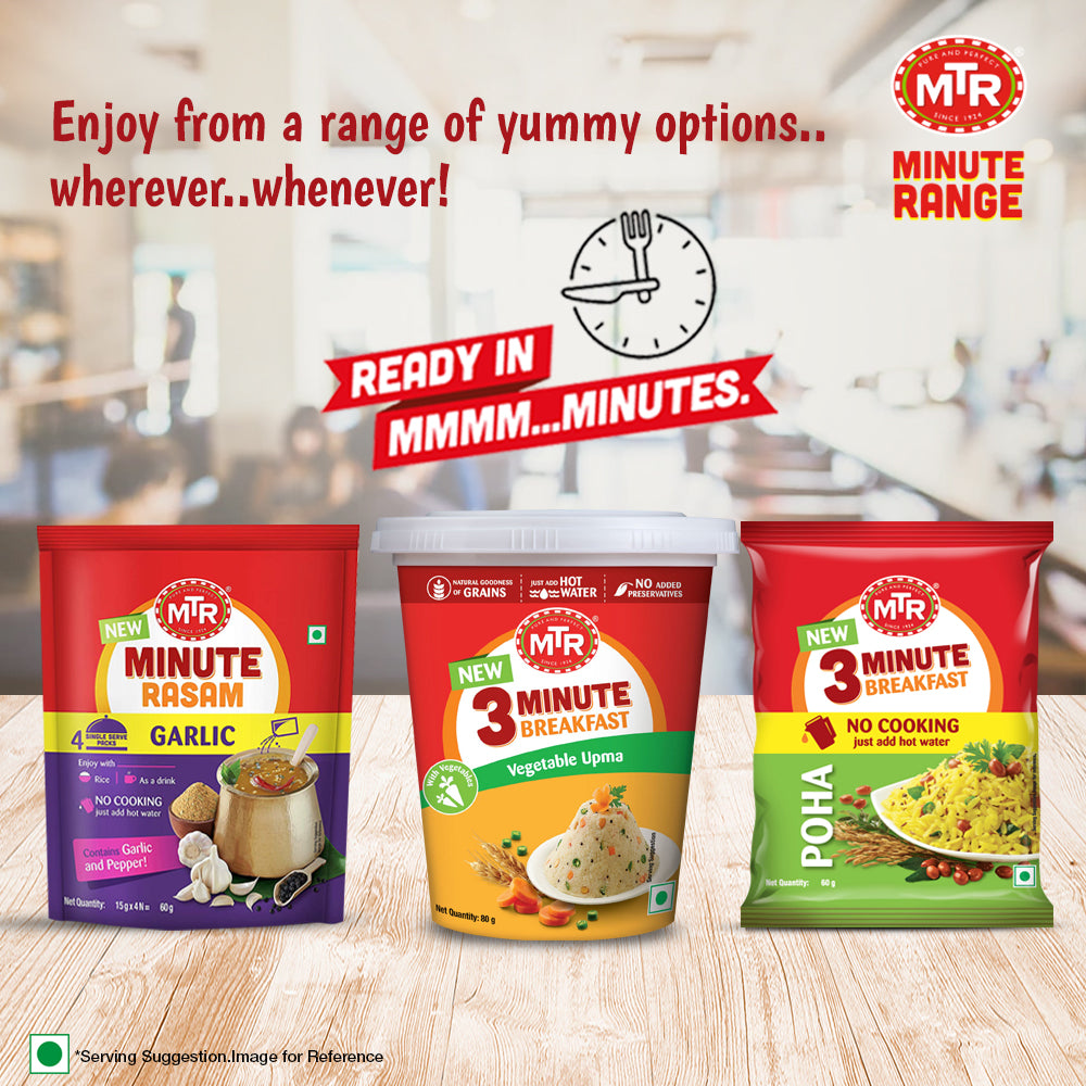 MTR 3 Minute Khatta Meetha Poha Pouch 160 g