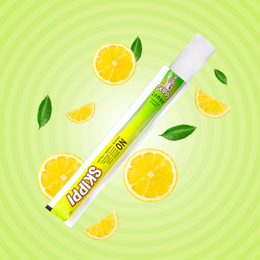Skippi Lemon Flavor Ice Pop, Pack Of 12