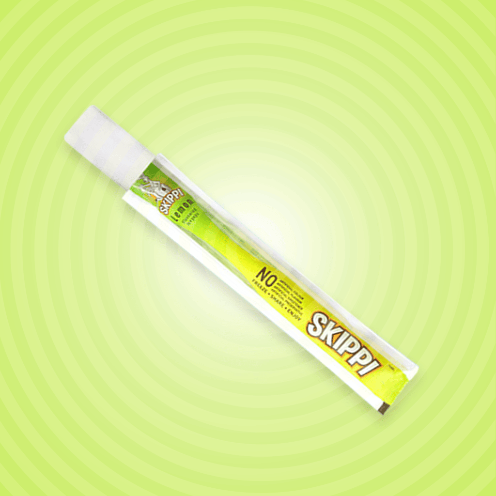 Lemon Flavor Skippi Natural Ice Pop, Pack Of 12 Ice Pops