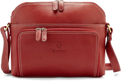 Goatter Genuine Leather Casual Sling Bag for Girls and Women