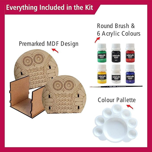 Solobolo Madhubani Pen Stand Painting Kit | Art and Craft Kit for Girls 9-12 | Pen Stand for Kids Diy Kit With Art Supplies