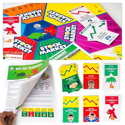 Ratna's Stock Market Board Game Where Money Making is a Child's Play | Learn About Different Aspects of the Economy for Kids 10+ Years