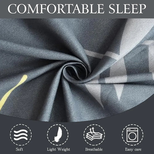 Fresh From Loom King Size Bed With Two Pillow Cover Soft Glace Cotton Fitted Bedsheet Elastic Fitted Bed Sheets 144 TC Leaf Grey