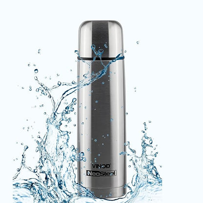 Vinod Bullet Vacuum Insulated Stainless Steel Flask Water Bottle -500 ml | Hot and Cold Thermosteel Bottle | Copper Coating