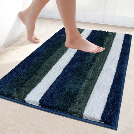 Luxe Home Jericho Doormat 2500 GSM Super Soft Microfiber Anti-Skid Mat Colour Forest Green 60x90 cm