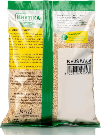 Khetika Naturale Poppy Seeds 100 grams  | No Added Preservatives