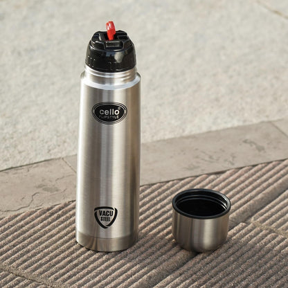 Cello Flipstyle Insulated Stainless Steel Flask Water Bottle