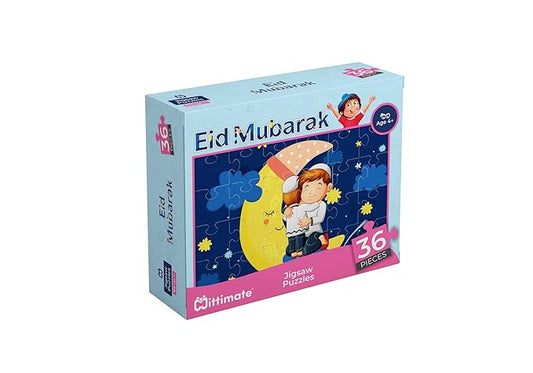 Mittimate Eid Mubarak Jigsaw Puzzle Game for Kids Age 4 to 6 Old 36 Pieces Puzzle Toy