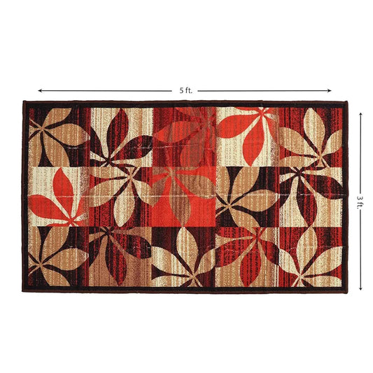 Status Contract Rugs for Living Room 3D Printed Carpet for Living Room Decor  Colour Red