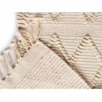 Sashaa World Handwoven Cotton Table Runner Colour Natural