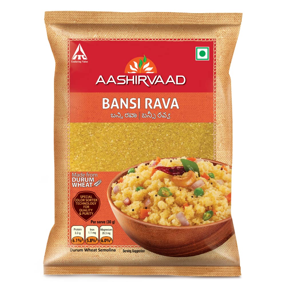 Aashirvaad Bansi Rava - 1 kg