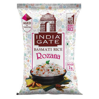 India Gate Basmati Rice Pouch Rozzana - 1000 gms