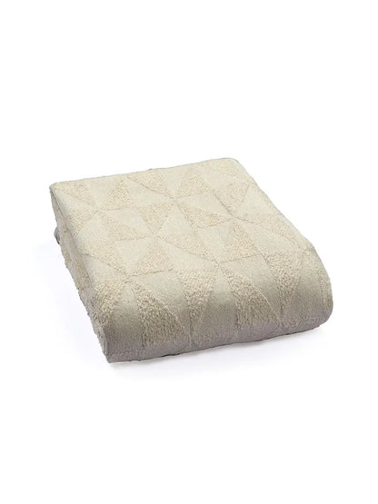 Saral Home Soft Microfiber 1 Seater Sofa Cover Throw Colour Lt.Beige
