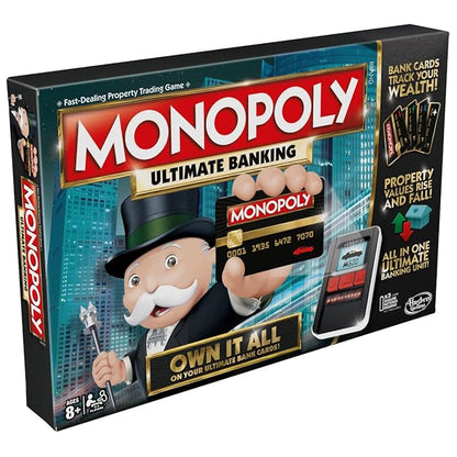 Monopoly Ultimate Banking Edition Board Game for Kids Ages 8+