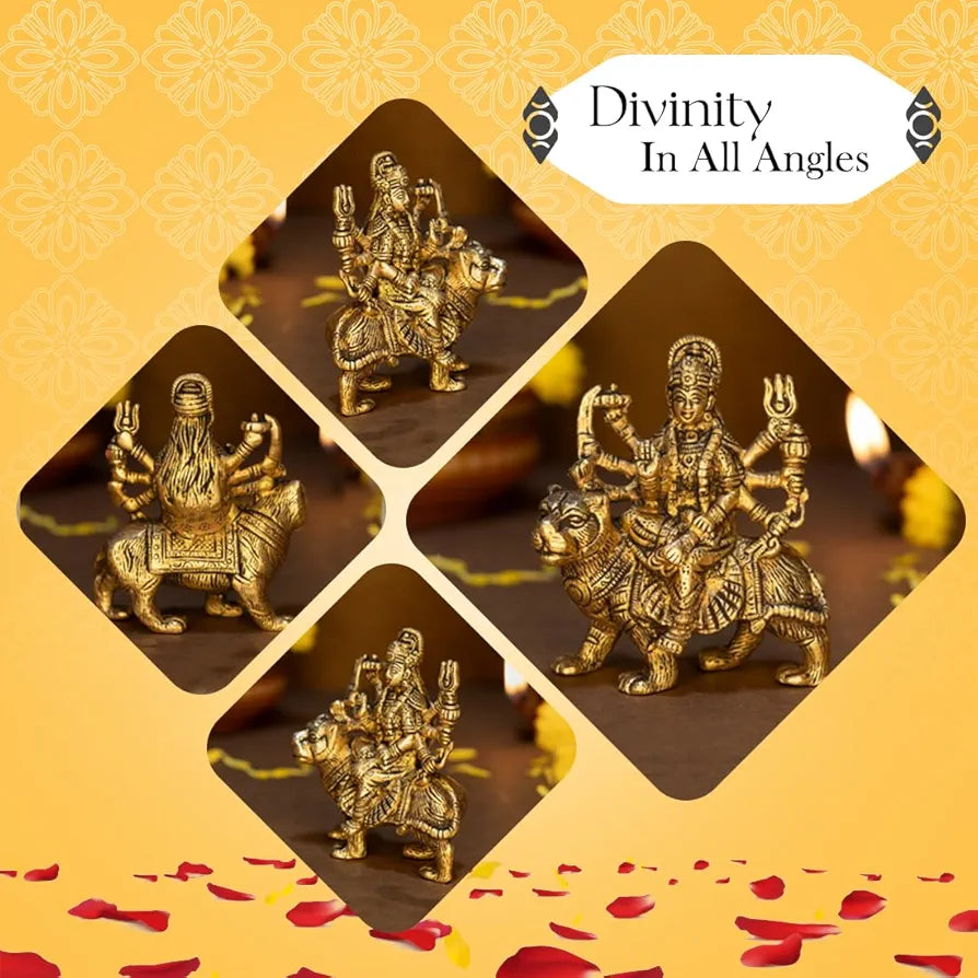 Ekhasa Pure Brass Durga Maa Idol Durga Murti Durga Maa
