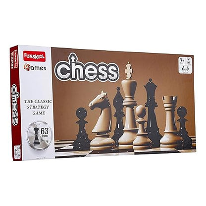 Funskool Games, Black And White Chess Board Set Strategy Game