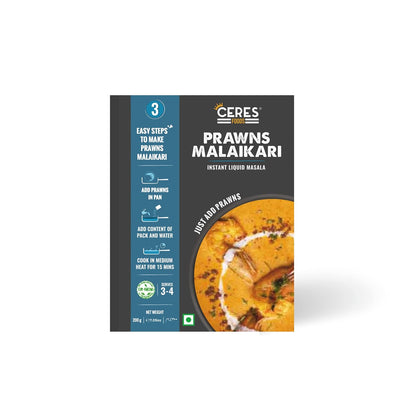Ceres Foods Prawn Malaikari Instant Liquid Masala - 200 gms