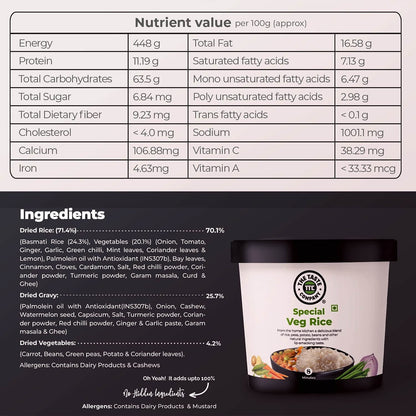 The Taste Company Special Veg Rice - 291 gms(Pack of 3)