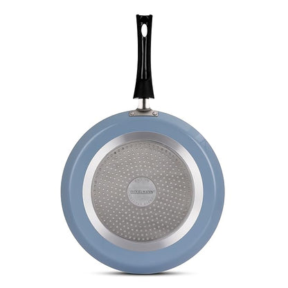 Fackelmann Cologne Range Aluminium Non-Stick Roti Tawa 28 cm Riveted Handles for Strong Hold