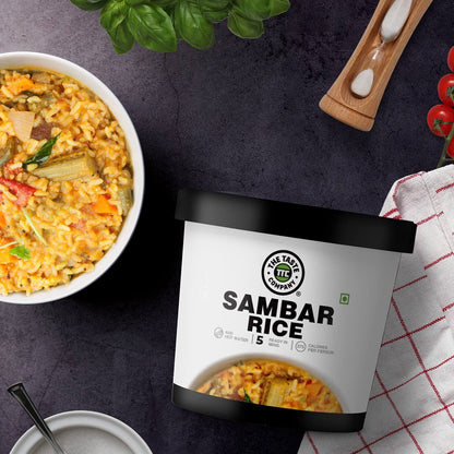 The Taste Company Sambar Rice - 195 gms(Pack of 3)