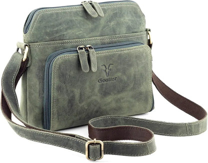 Goatter Genuine Leather Casual Sling Bag for Girls and Women