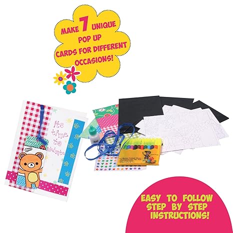 Funskool Handycrafts Pop up Greeting Cards Diy Greeting Cards Make Your own 3D Greeting Cards