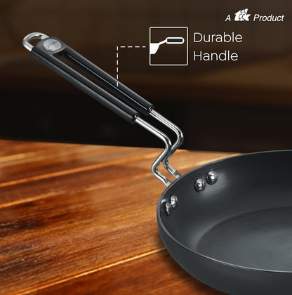 Prestige Aluminium Hard Anodised Fry Pan 20cm (Black)