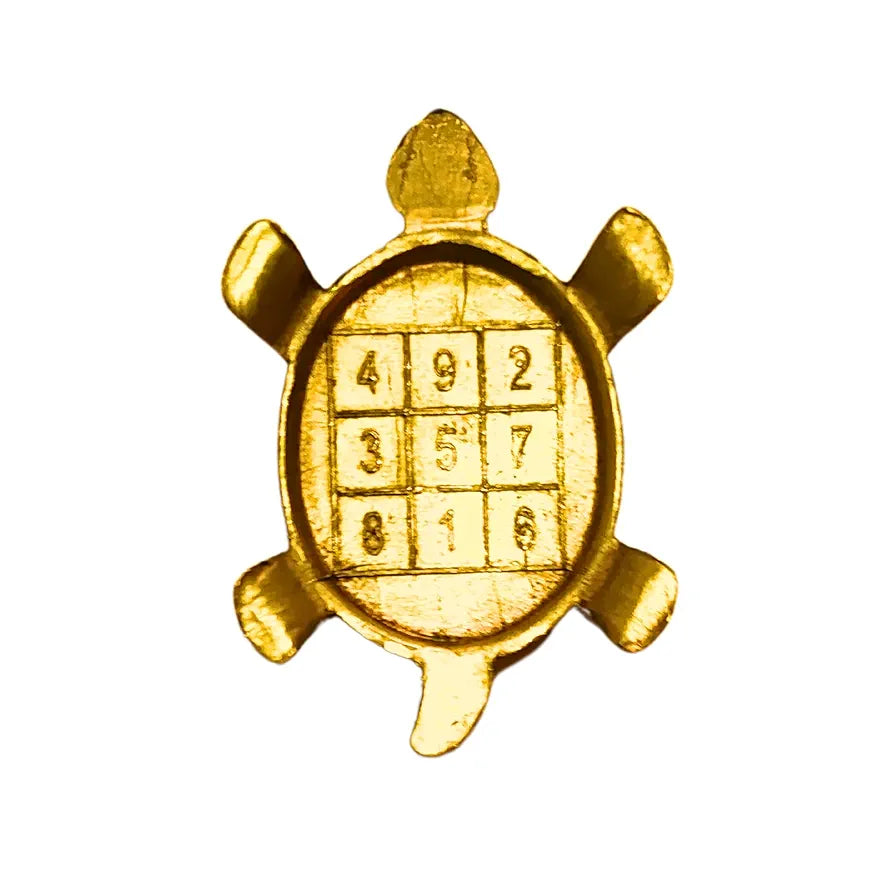 Anciently Feng Shui Tortoise for Good Luck Mini | Brass Tortoise Mini, Brass, Gold Colour, 1 Piece